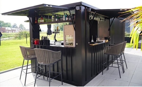 REMOVABLE OUTDOOR BAR CONTAINER 8 X 2 METERS 26FT